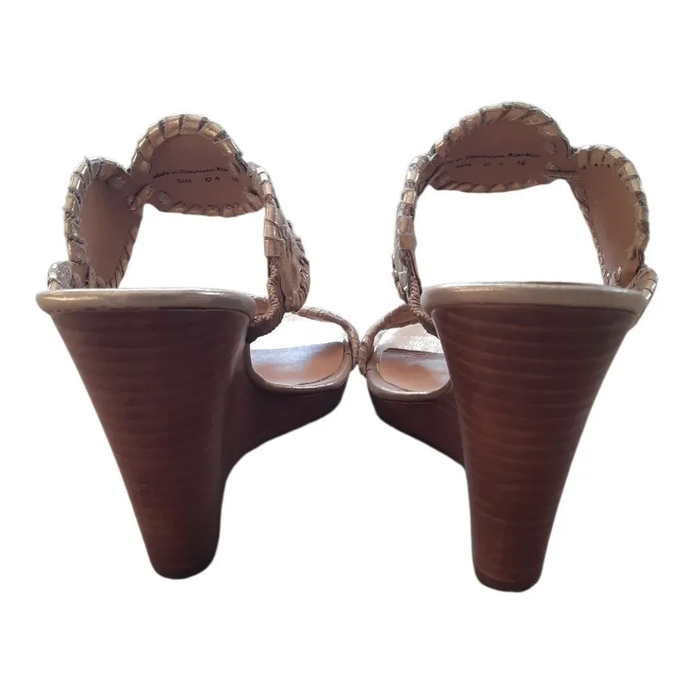 Jack Rogers Elegant Gold Sandals